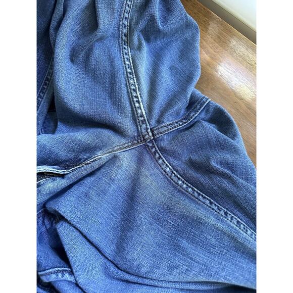 Levis 545 Women's Blue Jeans Sz 12 Boot Cut High Rise Light Wash 36x30” measured - Picture 12 of 12